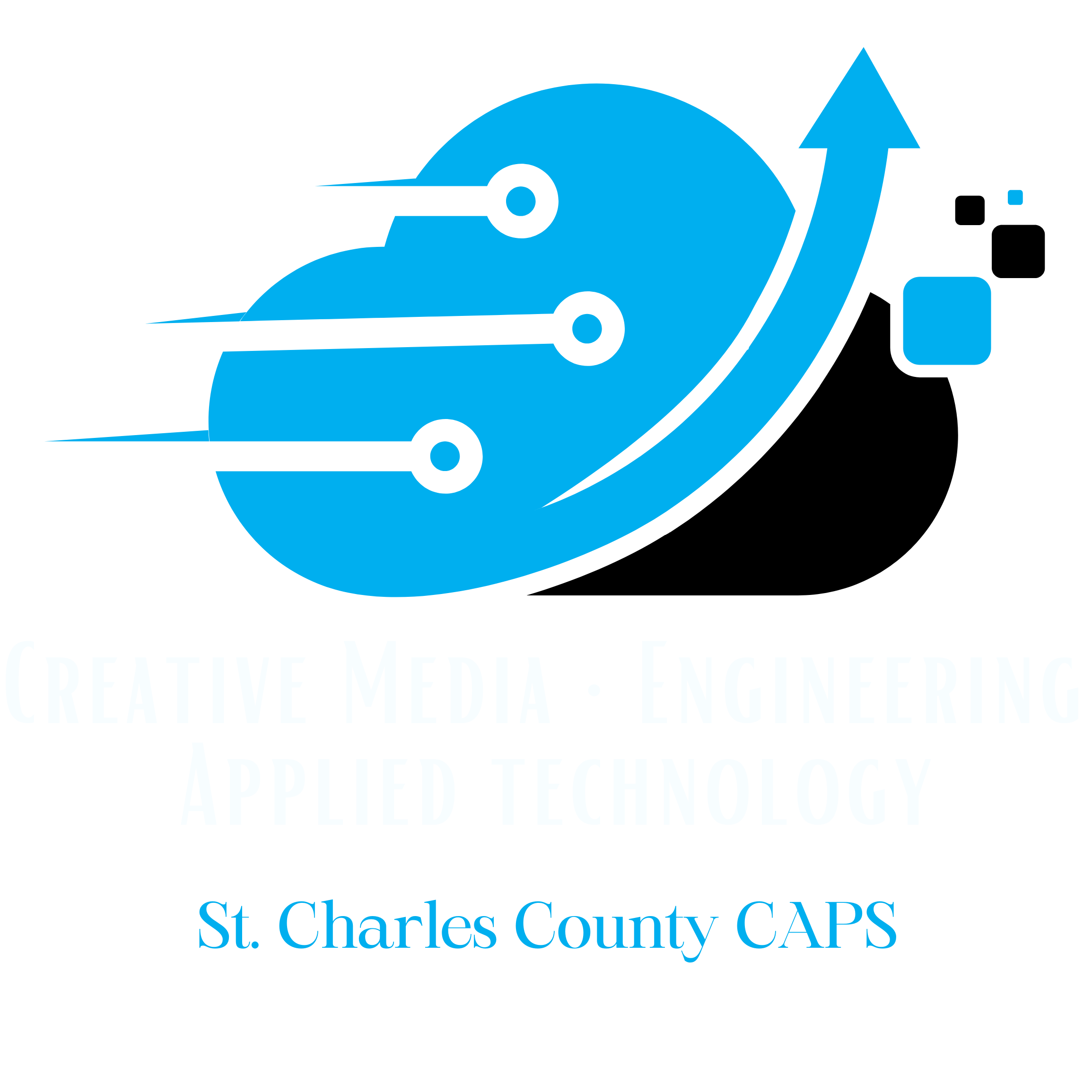 Logo-Creative Media. Engineering. Applied Technology